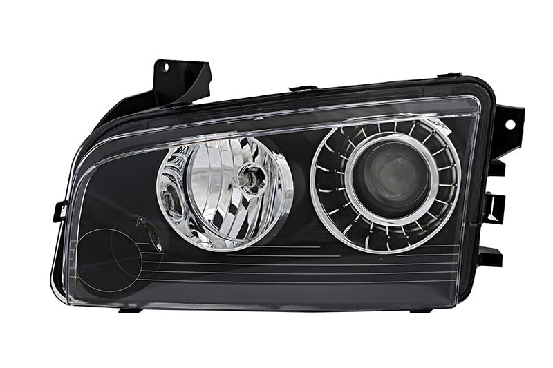 Dodge Charger Headlight Replacement - Compatible with 2008 2009 2010 Models - HID Driver Side Left Lamp - Perfect for Night Driving & Enhanced Visibility