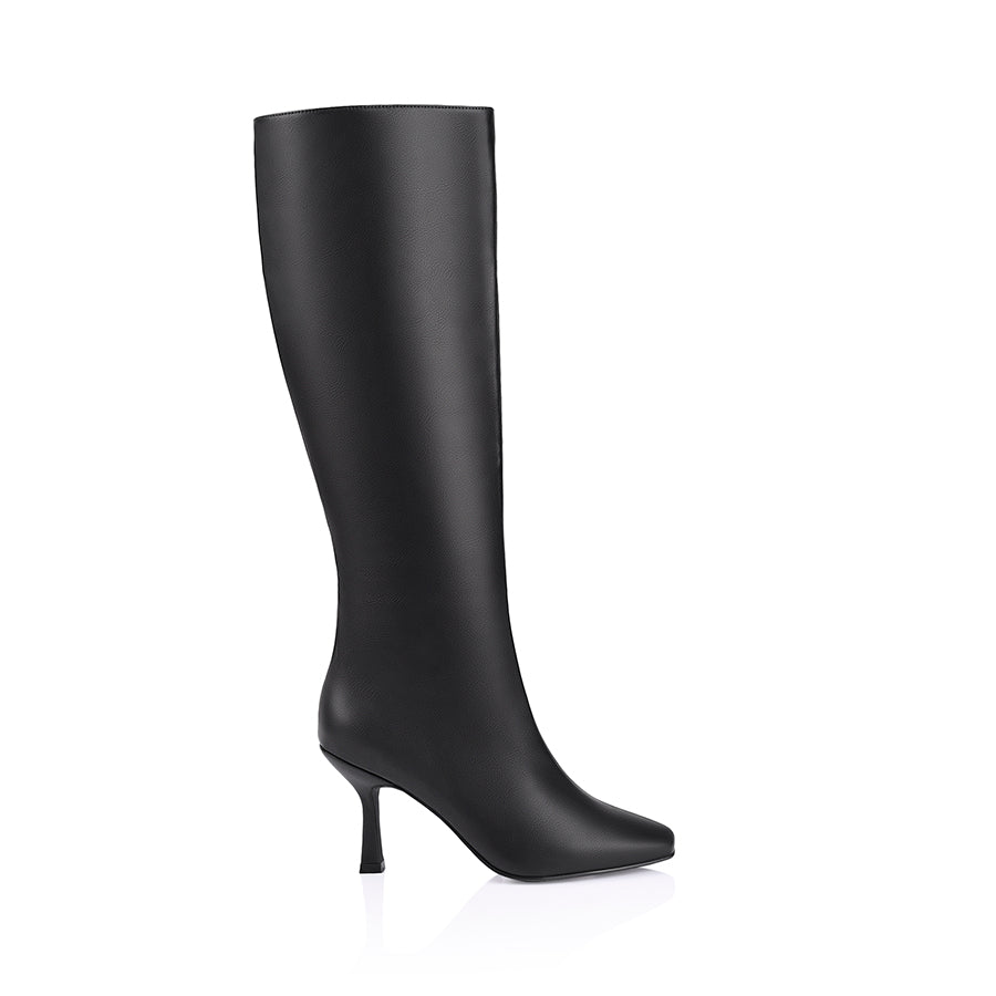 Billy Knee High Boots for Women - Stylish Black Leather Boots | Perfect for Fall, Winter & Casual Outfits