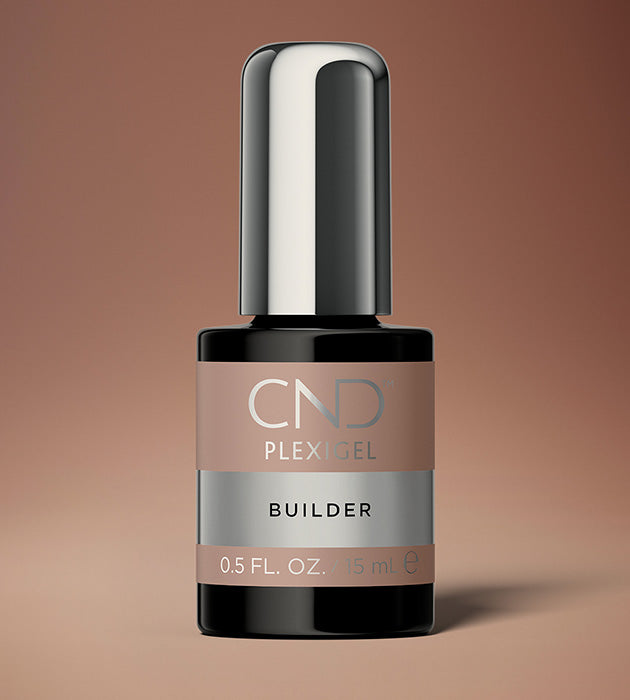 CND Enhancements Plexigel Builder Spiced Taffy 0.5 fl oz - Professional Nail Gel for Stronger Nails & Long-Lasting Manicures - Perfect for Salon Use & DIY Nail Art at Home