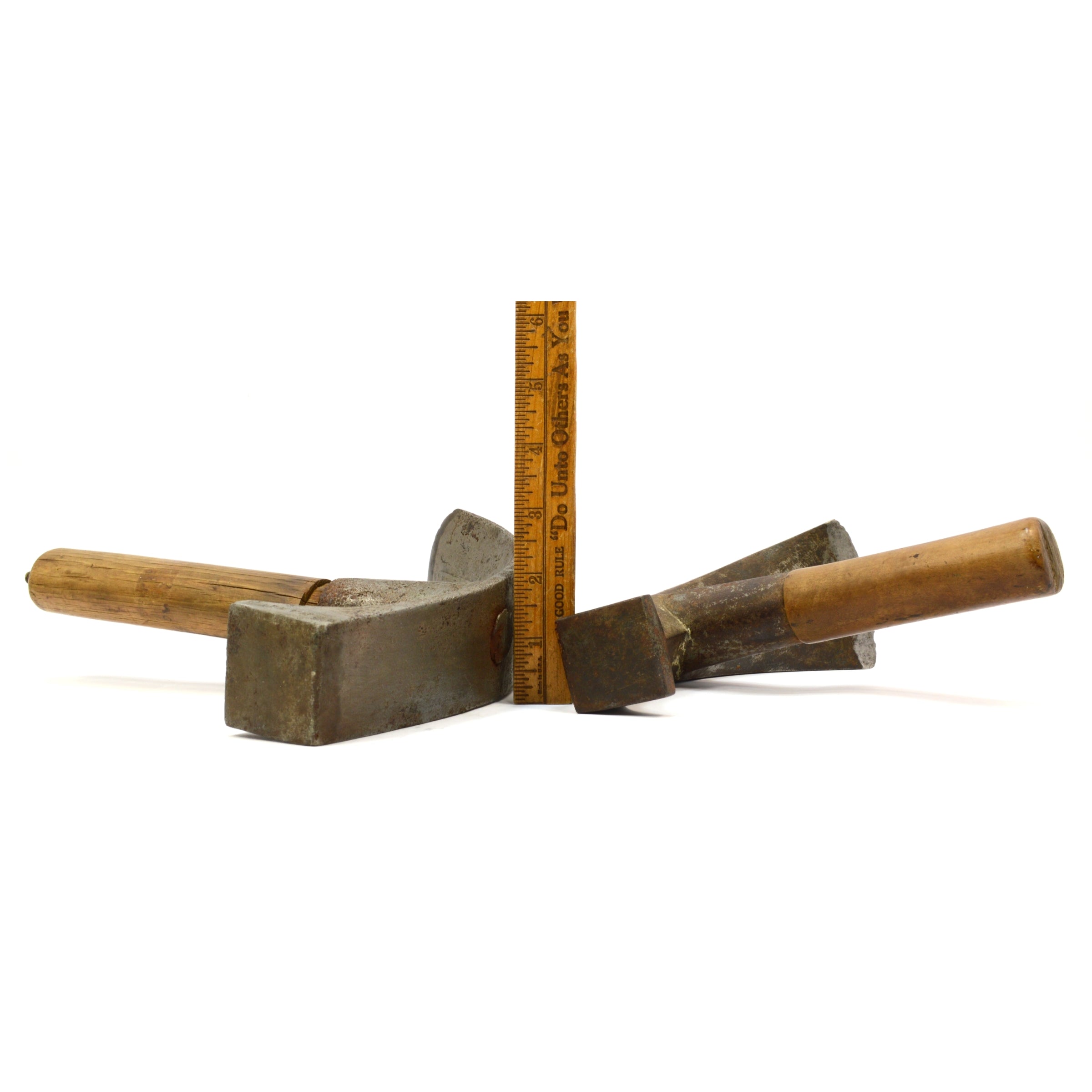 Vintage D.R. Barton Coopers Adze Set of 2 - Barrel & Bowl Making Tools - Rochester NY Antique Woodworking Tools - Perfect for Traditional Barrel Crafting & Wooden Bowl Carving