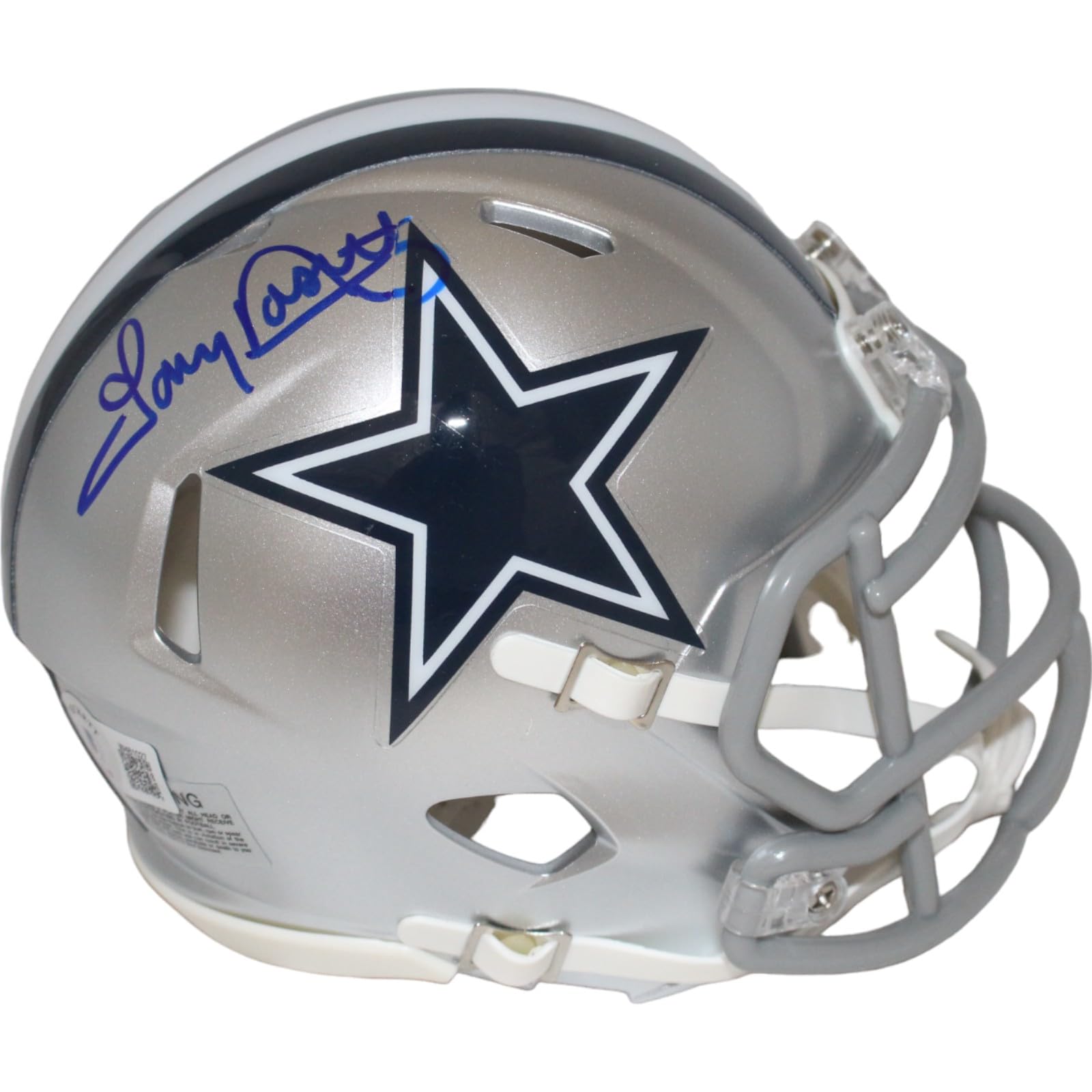 Tony Dorsett Autographed Dallas Cowboys Speed Mini Helmet - Beckett Certified - Perfect for NFL Collectors, Sports Memorabilia Displays & Cowboys Fan Gifts