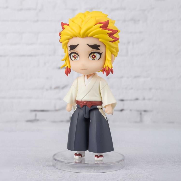 Bandai Figuarts Mini #057 Demon Slayer Kimetsu no Yaiba Senjuro Rengoku Action Figure - Anime Collectible for Display & Cosplay