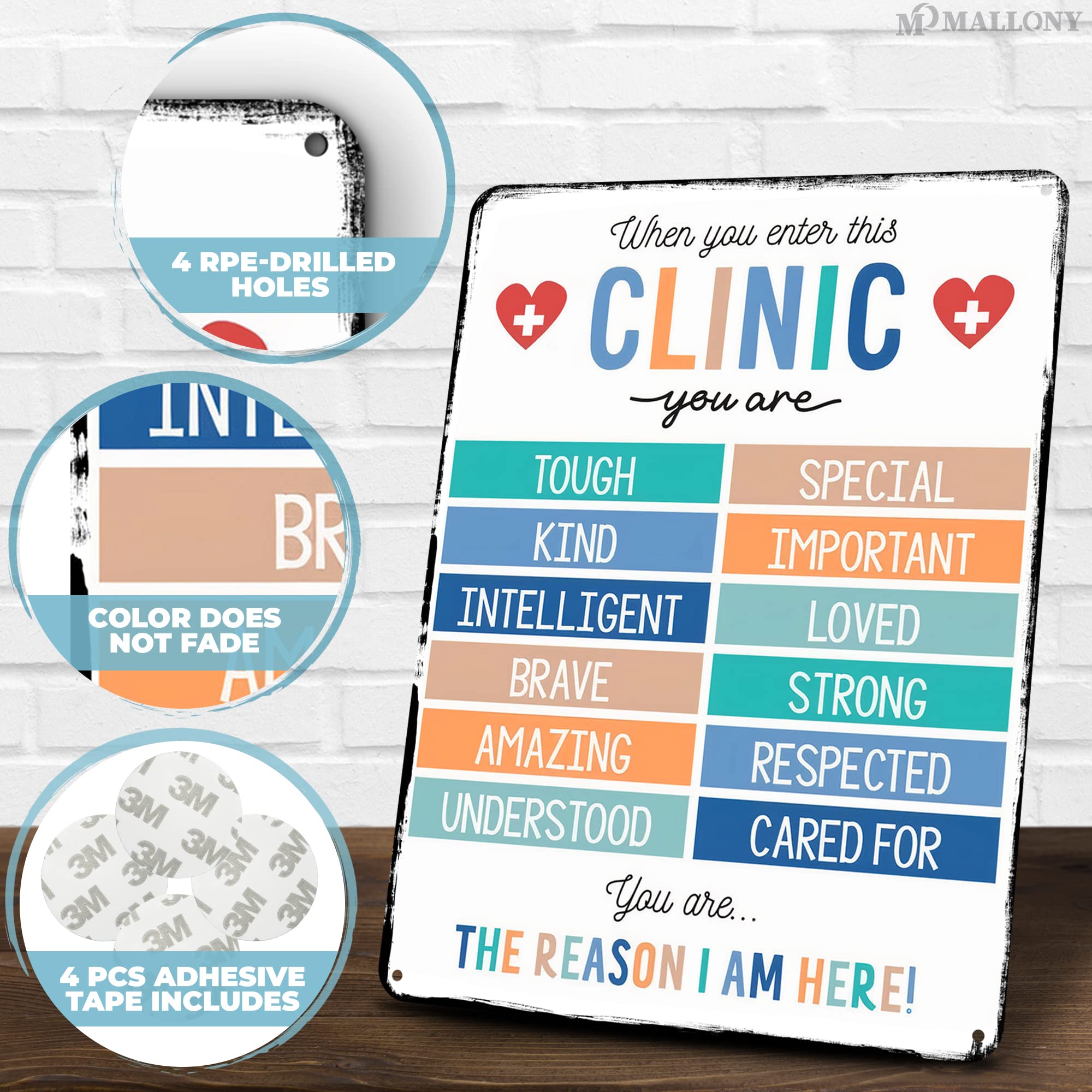 Motivational Health Posters for Clinic & Office Decor - Inspirational Wall Art for Doctor's Office, Classroom & Home - Perfect for Health Class, Waiting Room & Workspace