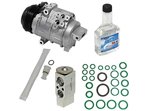 AC Compressor Kit for 2007-2014 Ford Edge - Replacement Car Air Conditioning Compressor with Clutch & Coil - Perfect for AC Repair & Summer Cooling