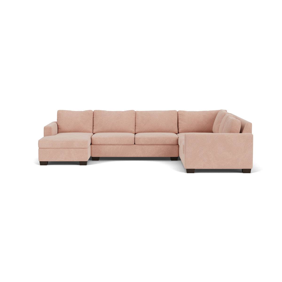 Track 141 Corner Sectional Sofa with Full Sleeper & Left Chaise - Modern L-Shaped Couch for Small Spaces, Living Room, Apartment & Home Theater Comfort