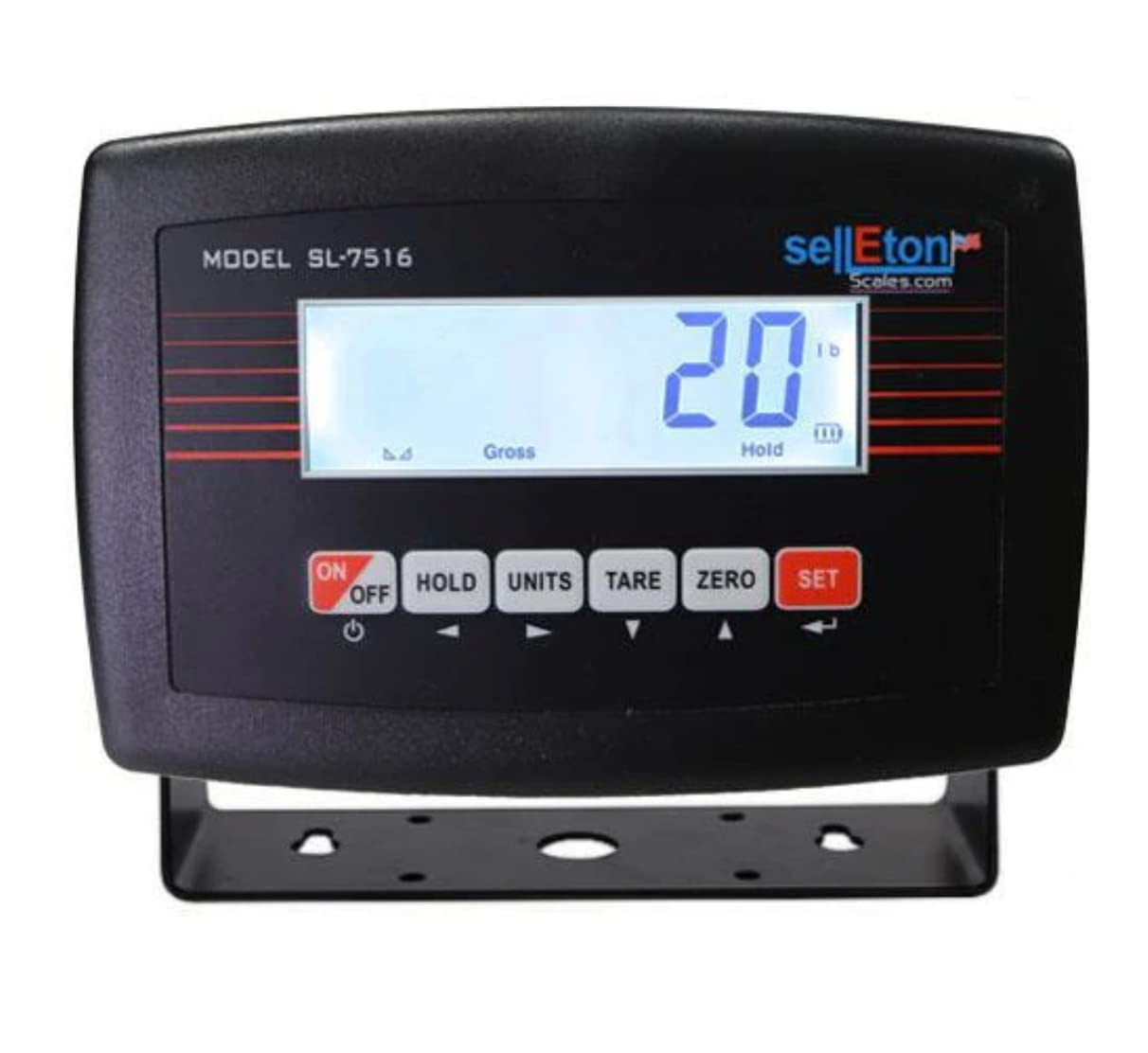 SellEton SL-926 Digital Hanging Scale with LCD Display - 500 lb Capacity, 0.05 lb Precision - Heavy Duty Crane Scale for Tension & Compression Testing - Perfect for Shipping, Farming, Construction & Industrial Weighing
