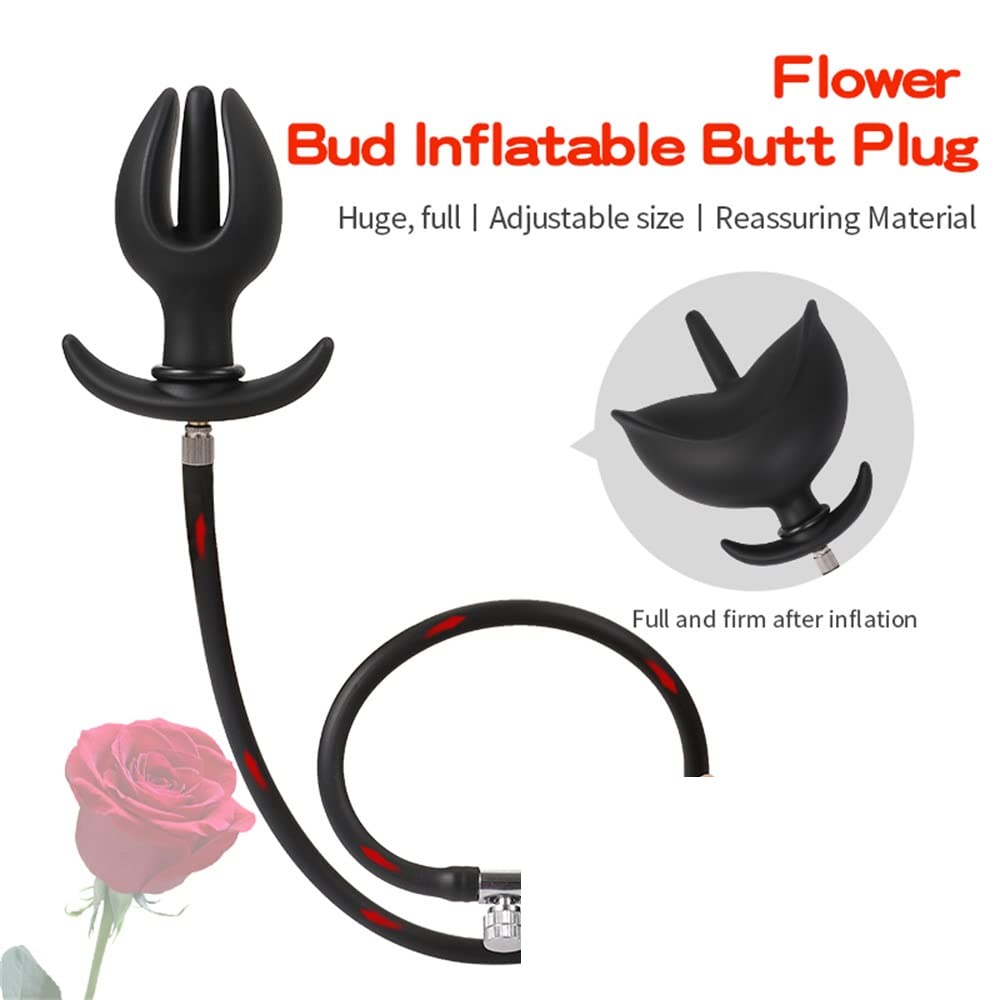 Inflatable Anal Plug - Large Size Prostate Massager for Men & Women, G-Spot Stimulator, Anus Extender - Perfect for Couples Play, Solo Pleasure & BDSM Exploration