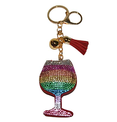 Rainbow Wine Glass