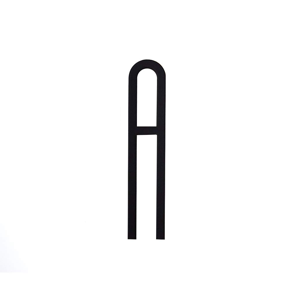 4 Inch Self-Adhesive Black Door Number Stickers for House & Apartment - Mailbox Plaque Letters (Style A) - Perfect for Home Address Marking, Front Door Decor, and Mailbox Identification