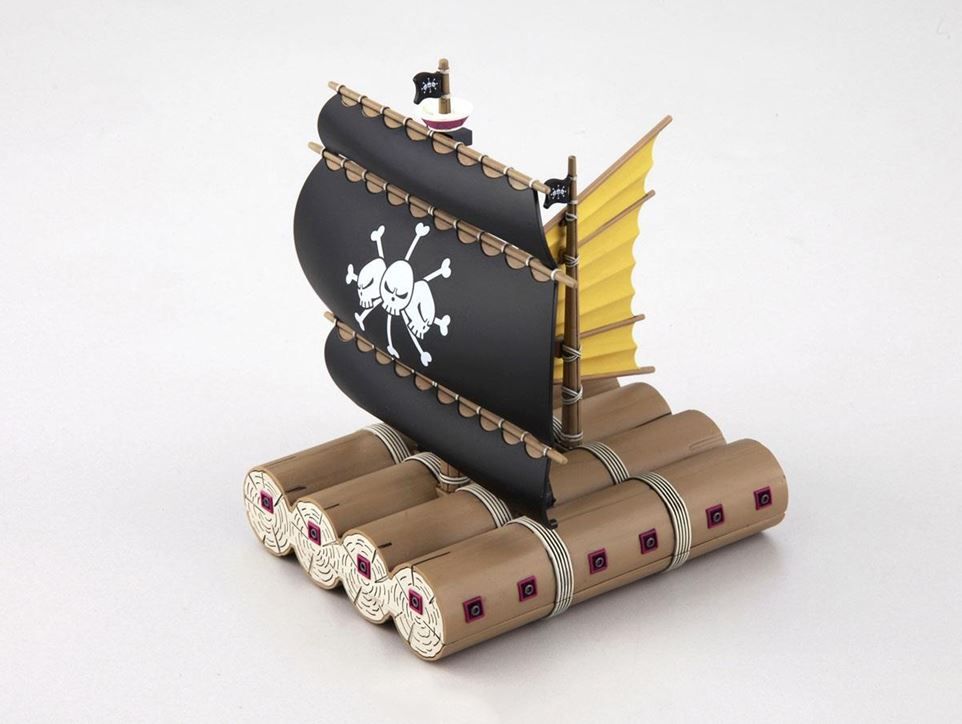 Bandai One Piece Grand Ship Collection #11 Marshall D. Teach's Pirate Ship Model Kit - Anime Collectible, DIY Assembly Toy for Fans & Display Decor