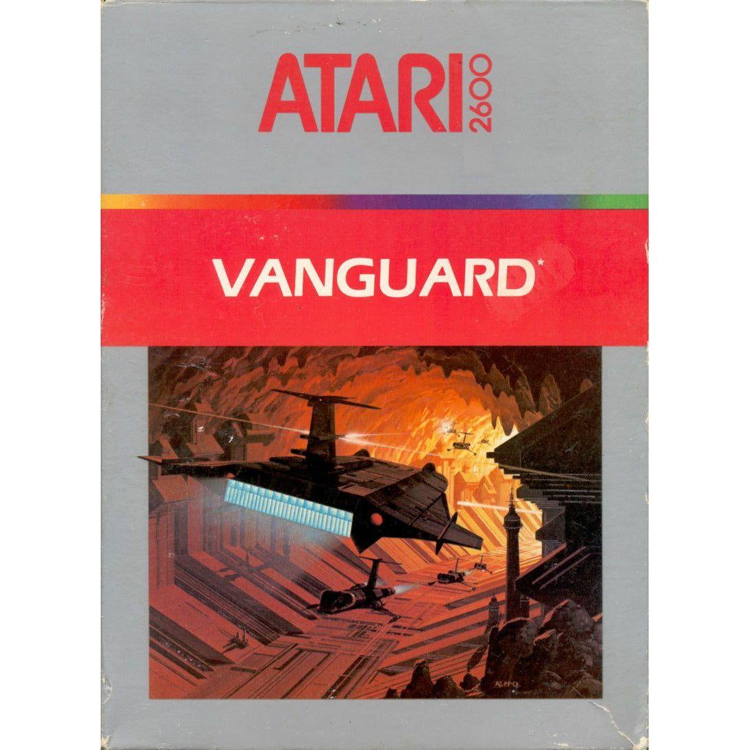 Atari 2600 Vanguard Retro Video Game Cartridge - Complete in Box with Manual (CIB) - Classic 1980s Arcade Shooter for Collectors & Gamers - Perfect for Nostalgic Gaming Nights & Retro Gaming Setup
