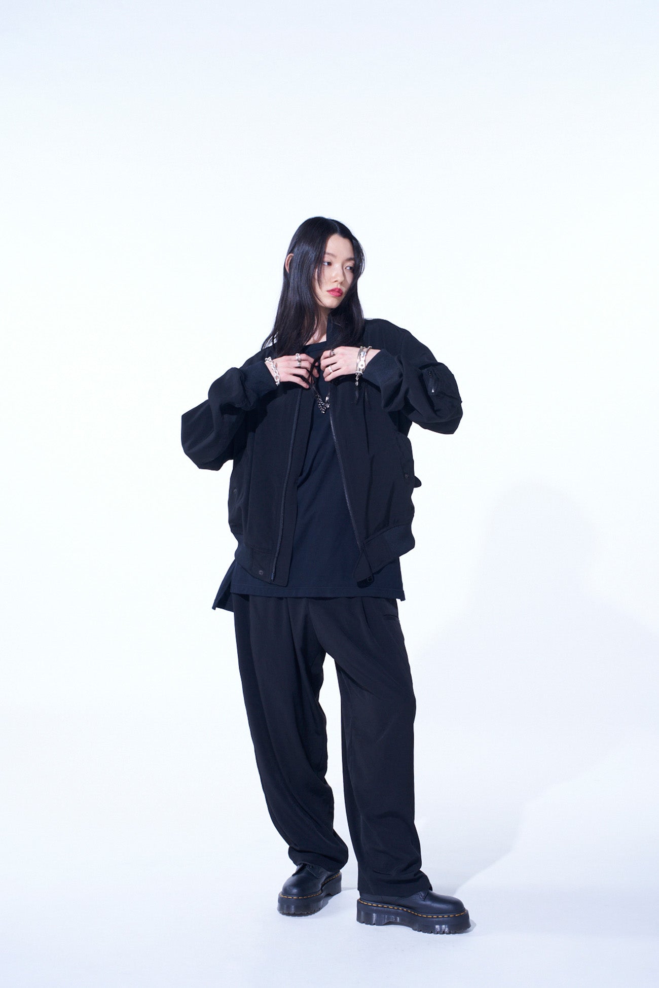 Stylish Crepe de Chine Bomber Jacket for Women & Men | Lightweight & Comfortable | Perfect for Casual Outfits, Streetwear & Layering
