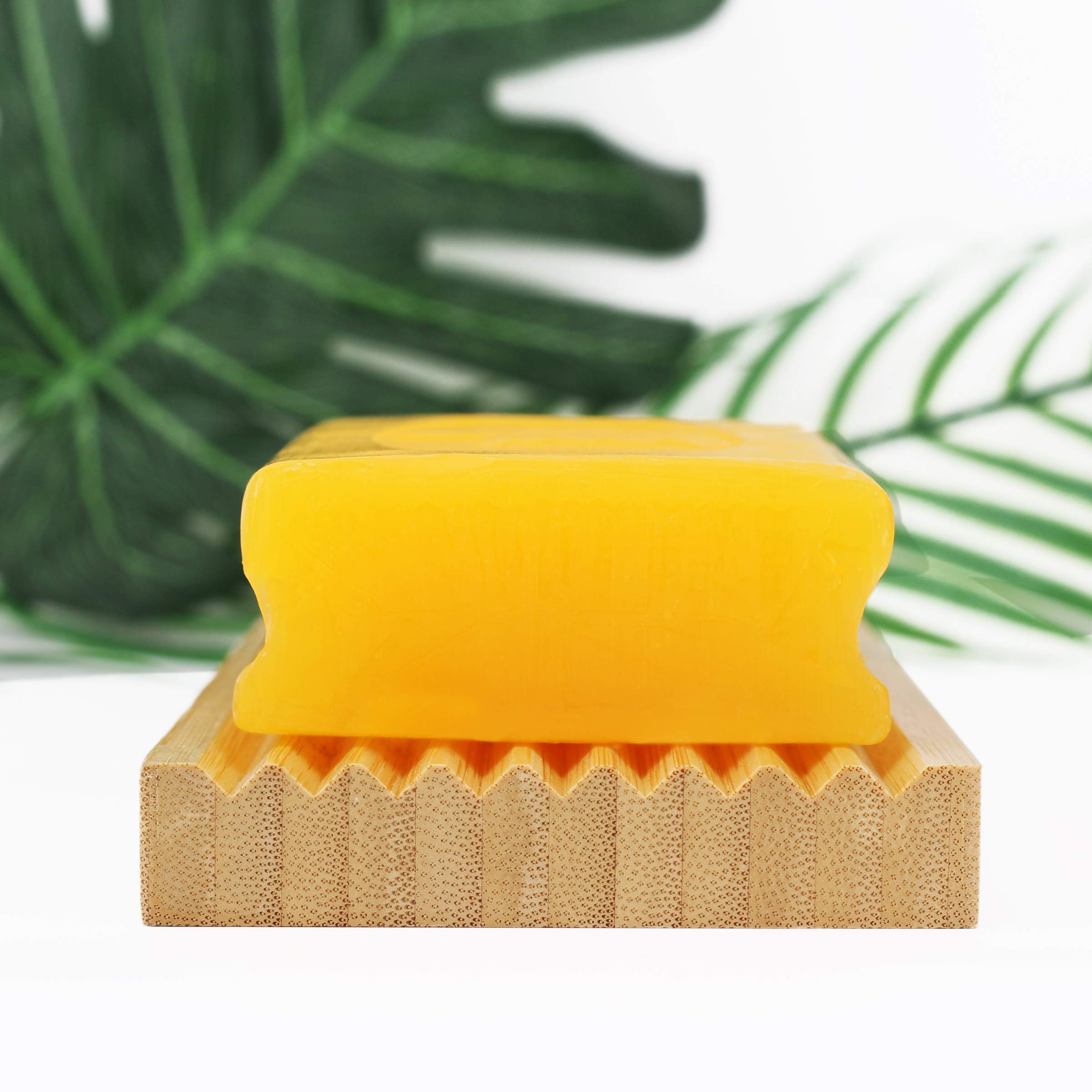 Bamboo Soap Dish Holder - Natural Wooden Soap Tray for Shower, Bathroom & Kitchen - Perfect for Organizing Bar Soaps in Wet Areas