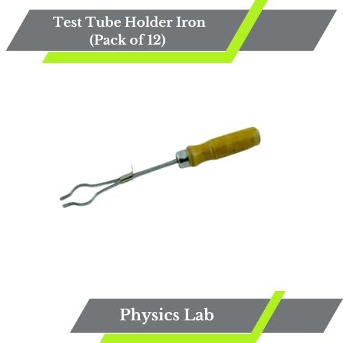 12 Pack Iron Test Tube Holders - Durable Lab Clamps for Science Experiments, Chemistry Labs & DIY Projects