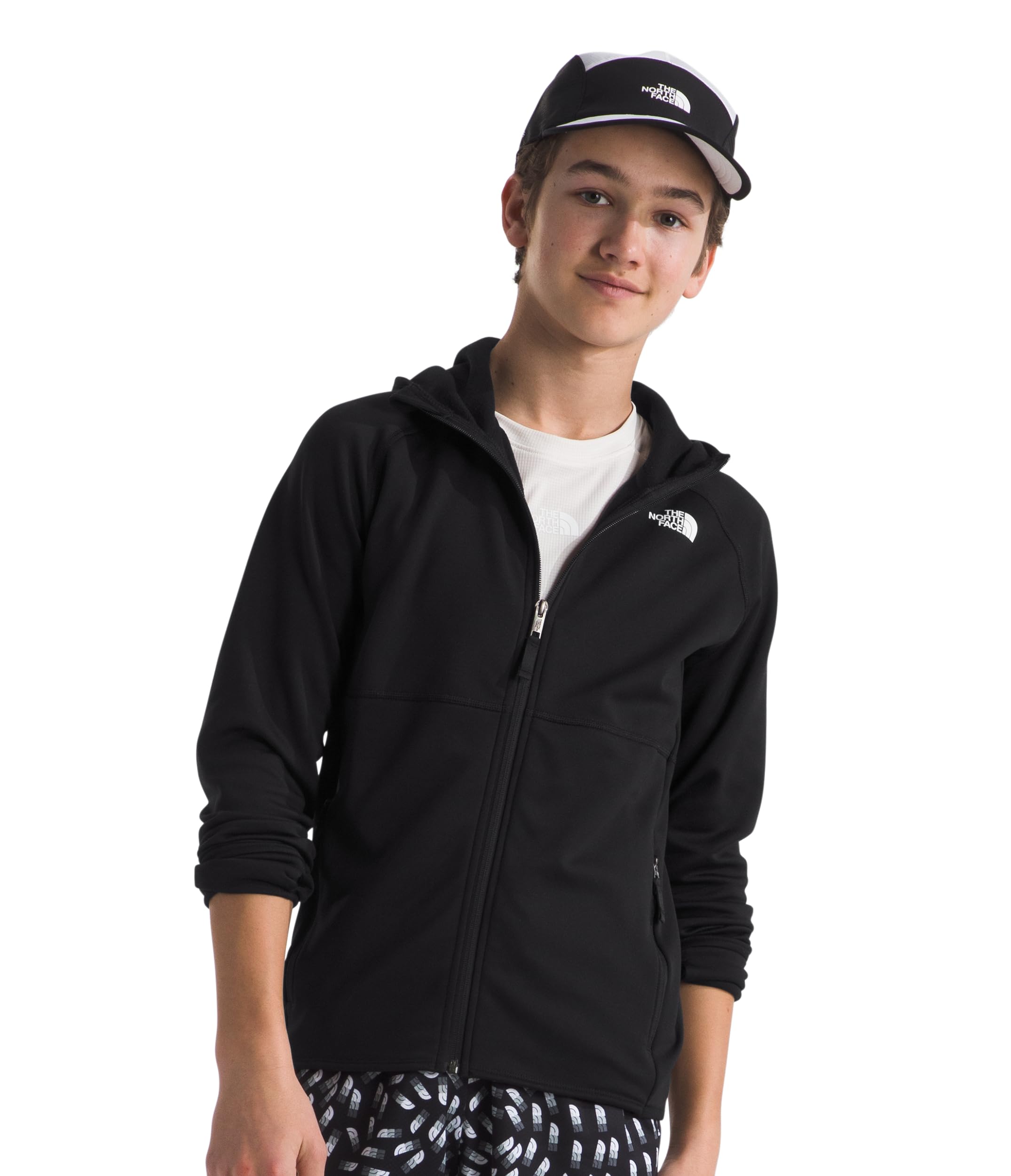 THE NORTH FACE Teen Canyonlands Full Zip Hoodie for Boys & Girls - Lightweight Fleece Jacket for Hiking, Camping & Outdoor Activities