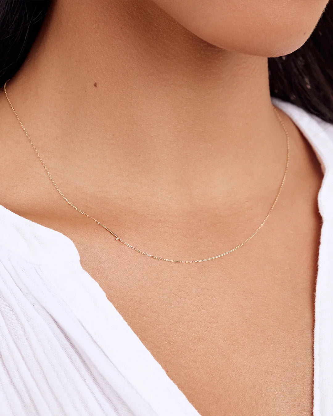 14K Gold Alphabet Necklace - Personalized Initial Pendant Jewelry for Women - Perfect for Gifts, Birthdays & Everyday Elegance