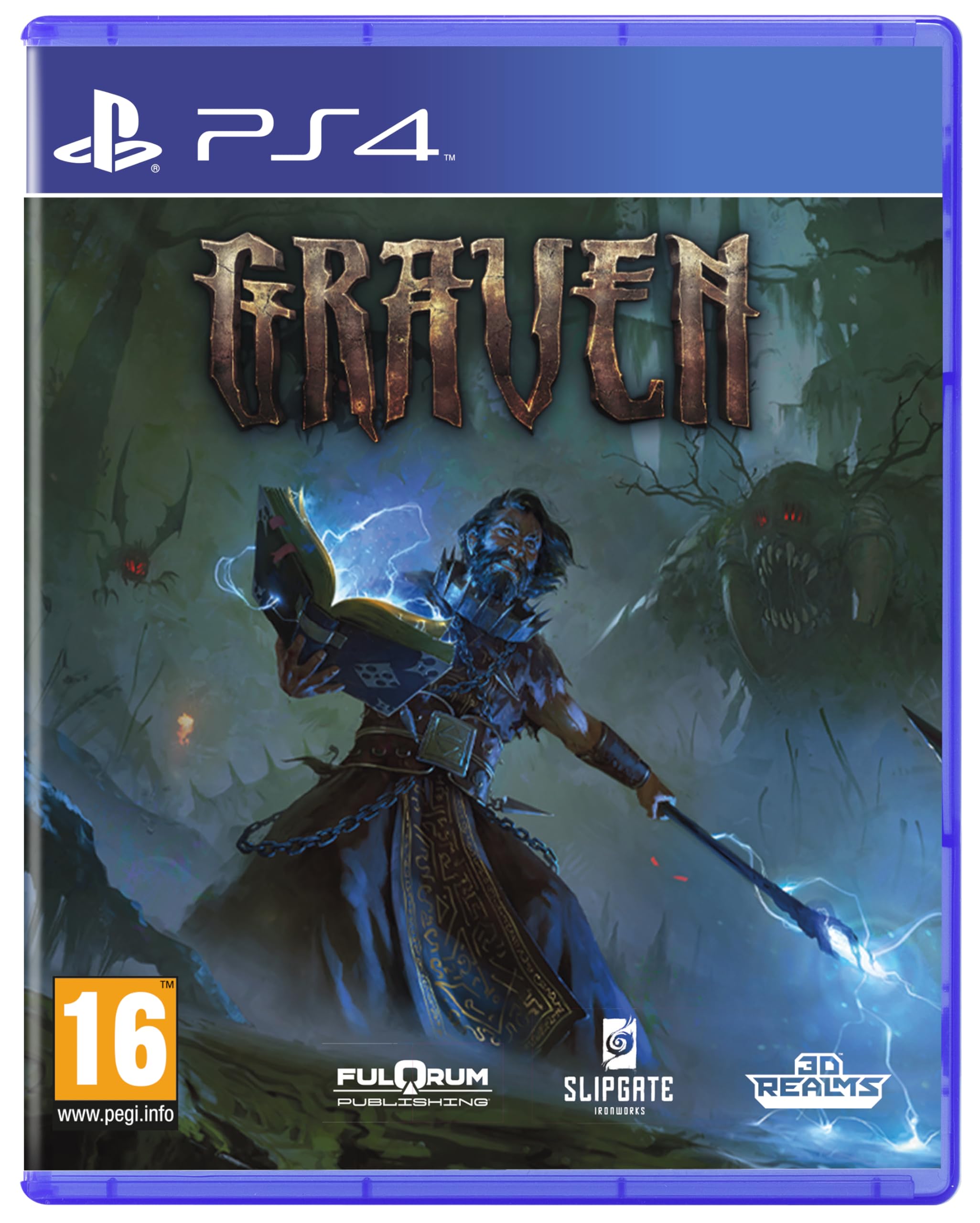 Graven Playstation 4 Console - 500GB/1TB Gaming System with DualShock 4 Controller - Perfect for Home Entertainment, Online Multiplayer & Exclusive PS4 Games