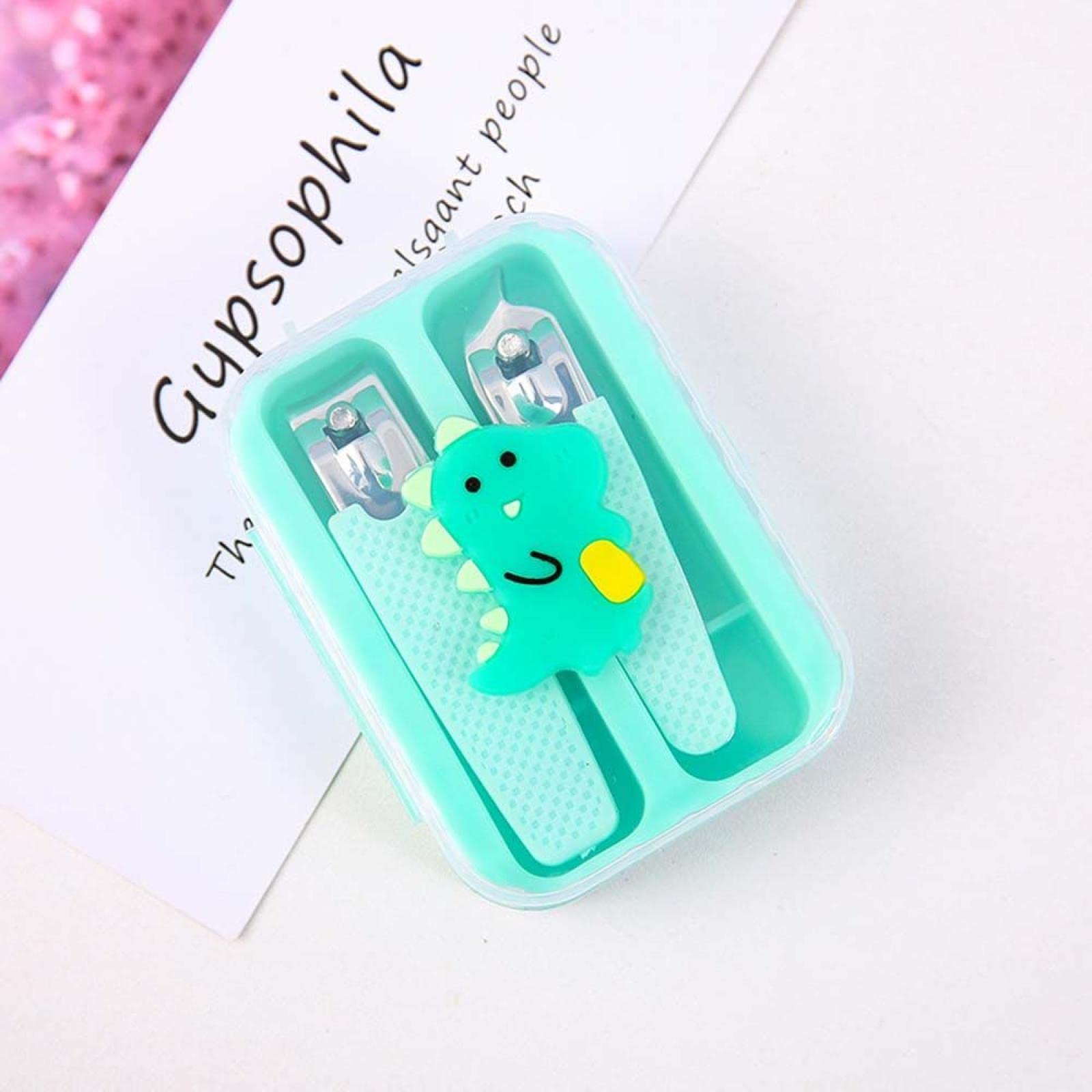 Colorful Nail Clippers Set of 2 - Sharp Stainless Steel Manicure & Pedicure Tools for Kids & Adults - Perfect for Home, Travel, and Salon Nail Care