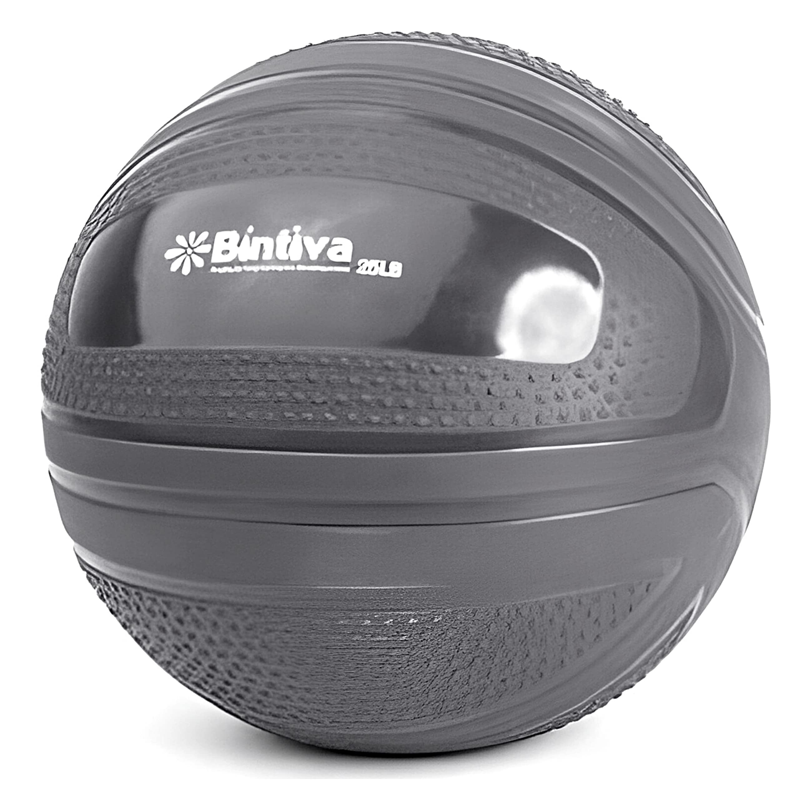 Bintiva Non-Bounce Slam Ball - Weighted Deadball for CrossFit, HIIT & Strength Training - Medicine Ball for Home Gym & Fitness Workouts - Perfect for Functional Training, Powerlifting & Core Exercises