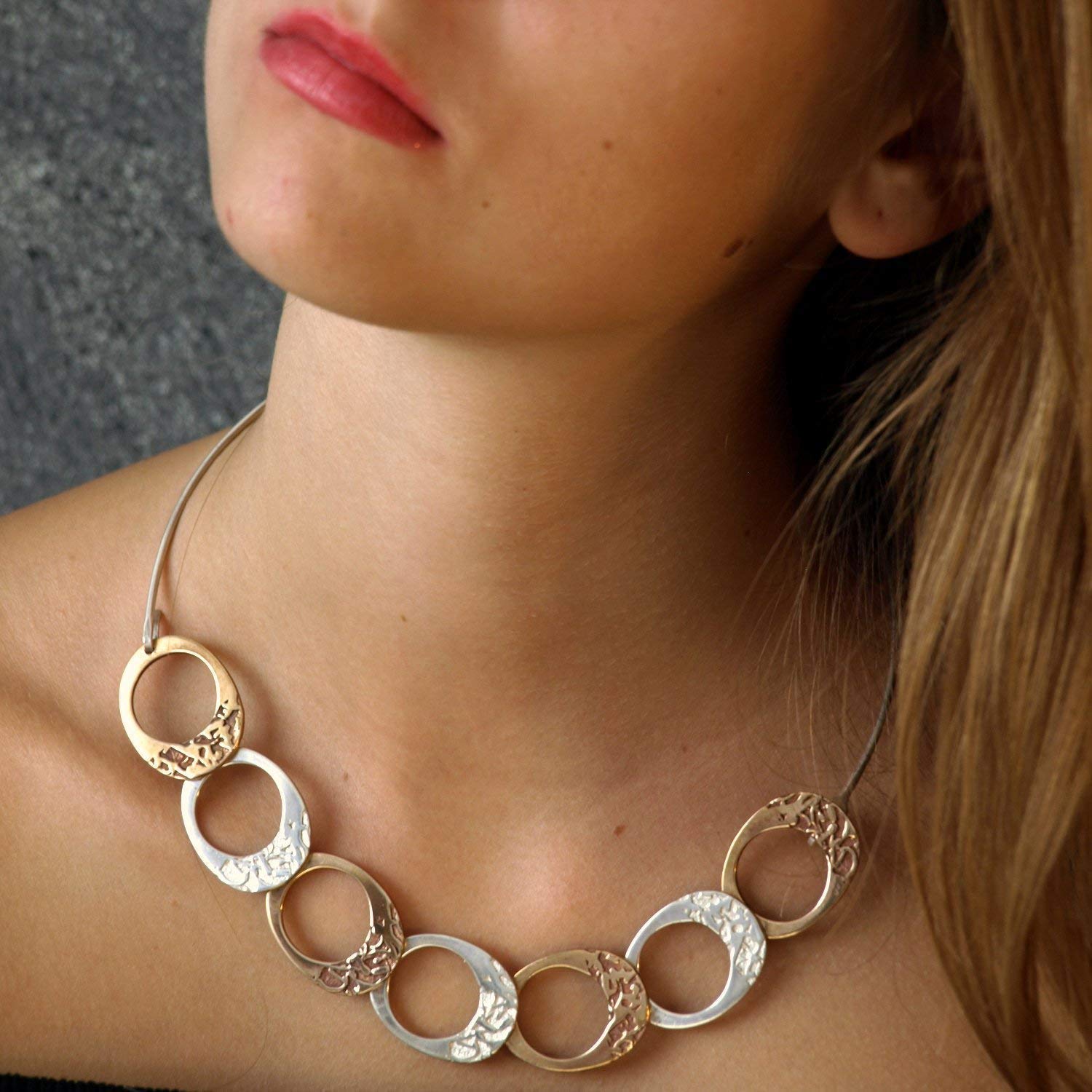 Elegant Sterling Silver & Bronze Egg Necklace - Perfect for Easter Gifts, Birthdays & Everyday Jewelry
