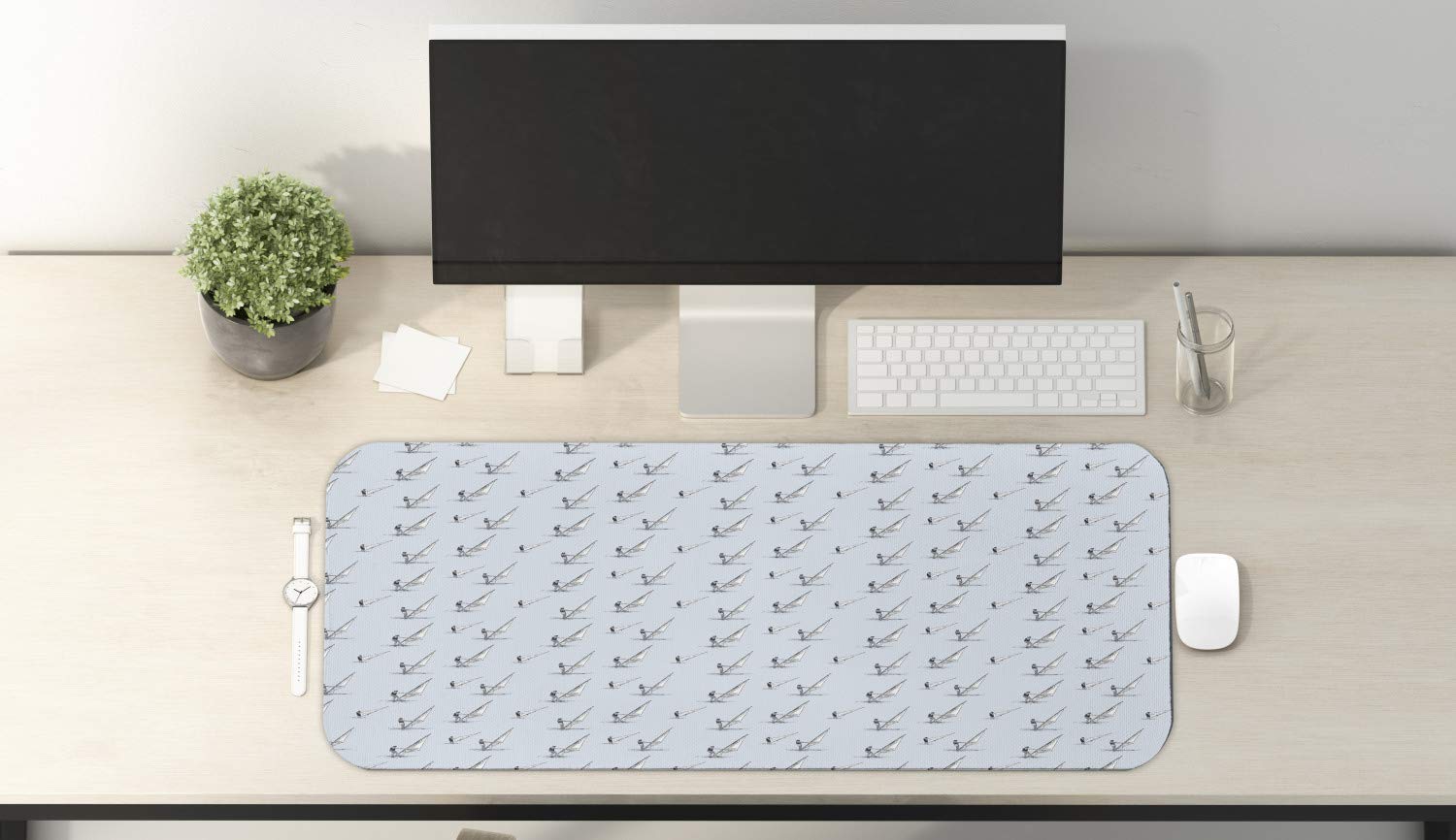 Ambesonne Pastel Computer Mouse Pad - Large 31