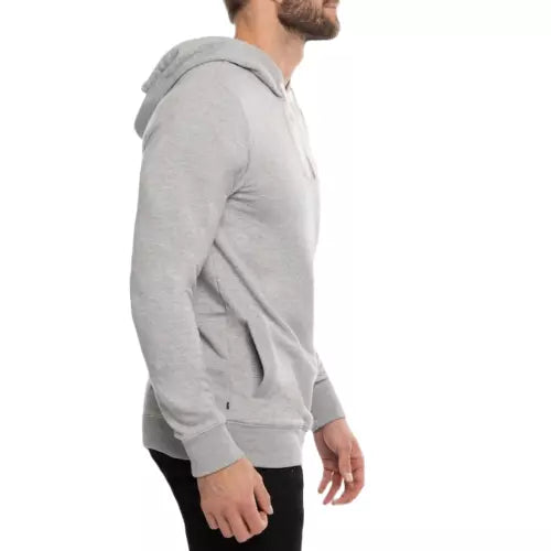 TravisMathew Cloud Hoodie - Soft Heather Grey Pullover for Men | Cozy Casual Wear for Outdoor Activities & Lounge