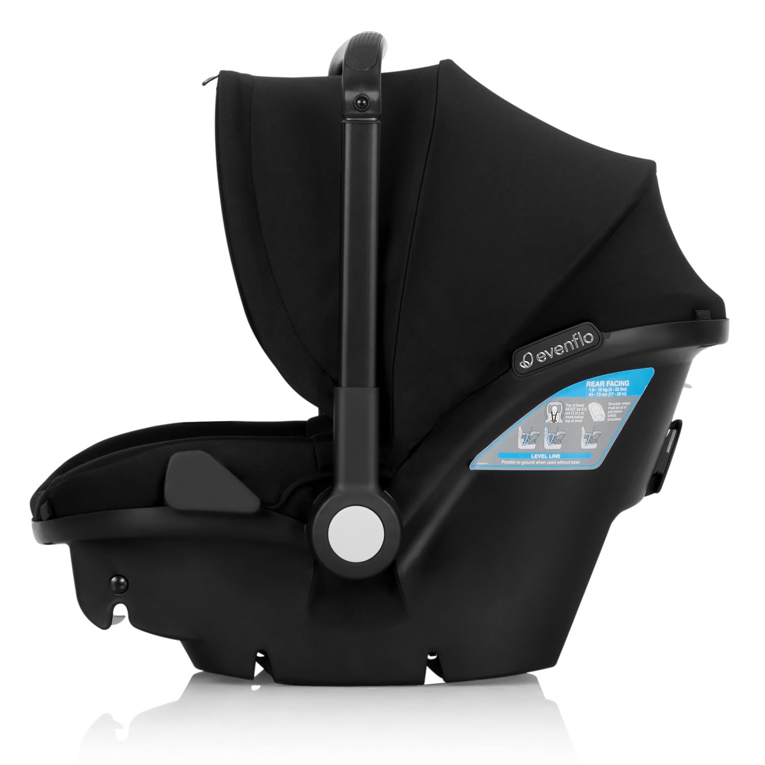 Evenflo Shyft DualRide Infant Car Seat & Stroller Combo - Bryson Blue | Safe Travel System for Newborns | Perfect for Shopping, Travel & Daily Outings
