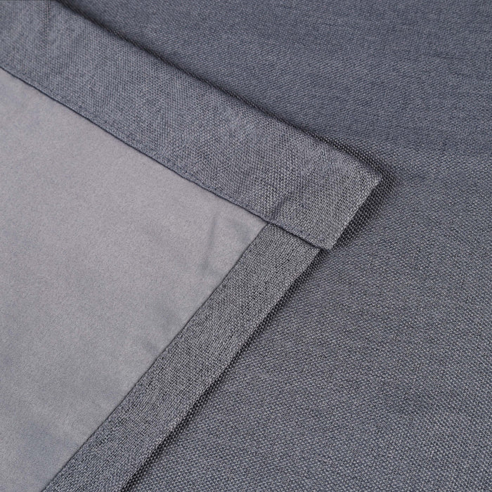 Linen Blackout Curtains Set - Washable Room Darkening Window Panels for Bedroom & Living Room - Light Blocking Thermal Insulated Drapes for Better Sleep & Energy Efficiency