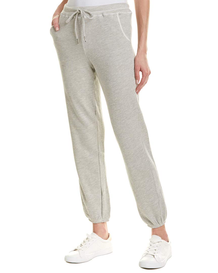 Michael Stars Women's Cozy Terry Sweatpants Joggers - Soft Lounge Pants for Yoga, Running & Home - Heather Grey Size Small (US 4-6) 28.5