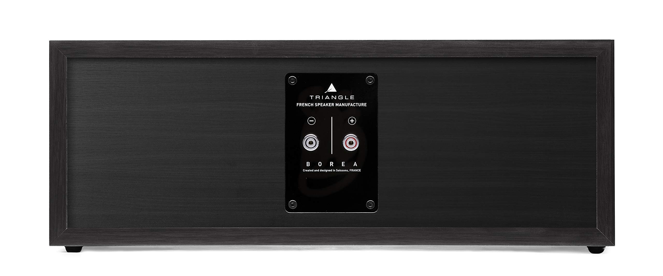 Triangle Borea BRC01 Home Theater Center Channel Speaker - High-Quality Audio for Movies & Music (Black Ash) | Perfect for Living Room & Home Cinema Setup