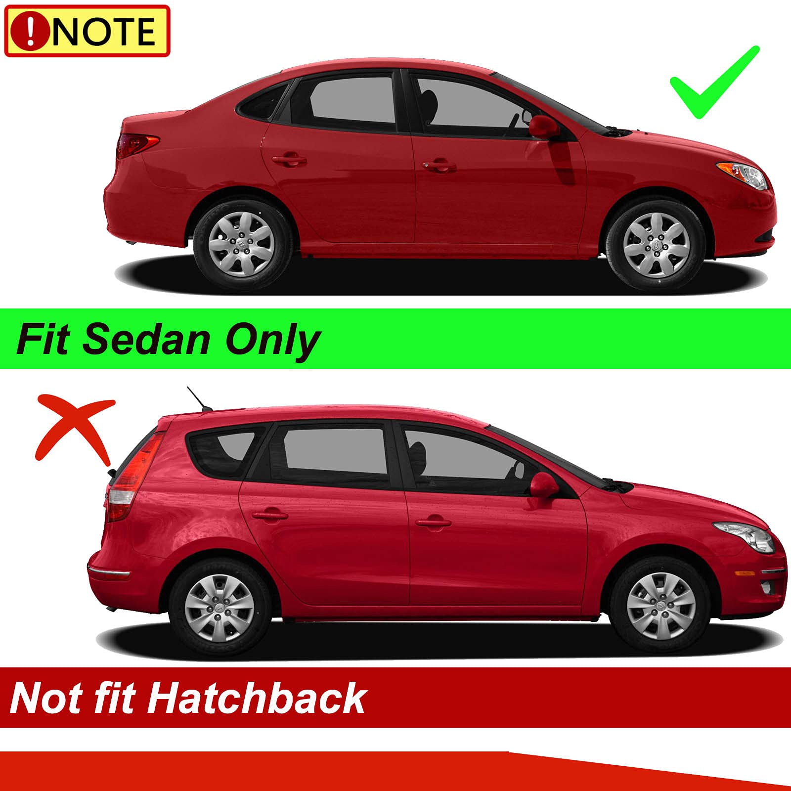Hyundai Elantra 2007-2010 Front Driver Side Door Lock Actuator Motor Replacement - Compatible with Sedan Models | Easy DIY Installation for Car Door Repair