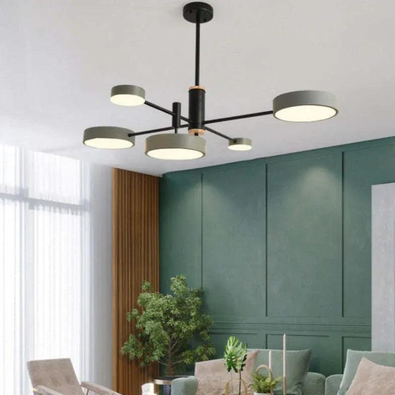 Modern LED Pendant Light with Adjustable Brightness - Minimalist Design for Kitchen Island, Dining Room & Bedroom Lighting