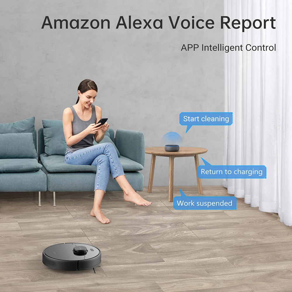 Dreame D9 Max Robot Vacuum and Mop Cleaner with 3000Pa Suction, Smart Mapping, Self-Charging | Ideal for Hardwood Floors, Carpets & Pet Hair | Official US Version