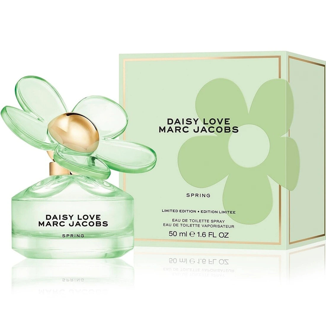 Daisy Love Spring Limited Edition 1.6 oz Eau de Toilette for Women - Floral Fragrance for Daytime Wear & Special Occasions