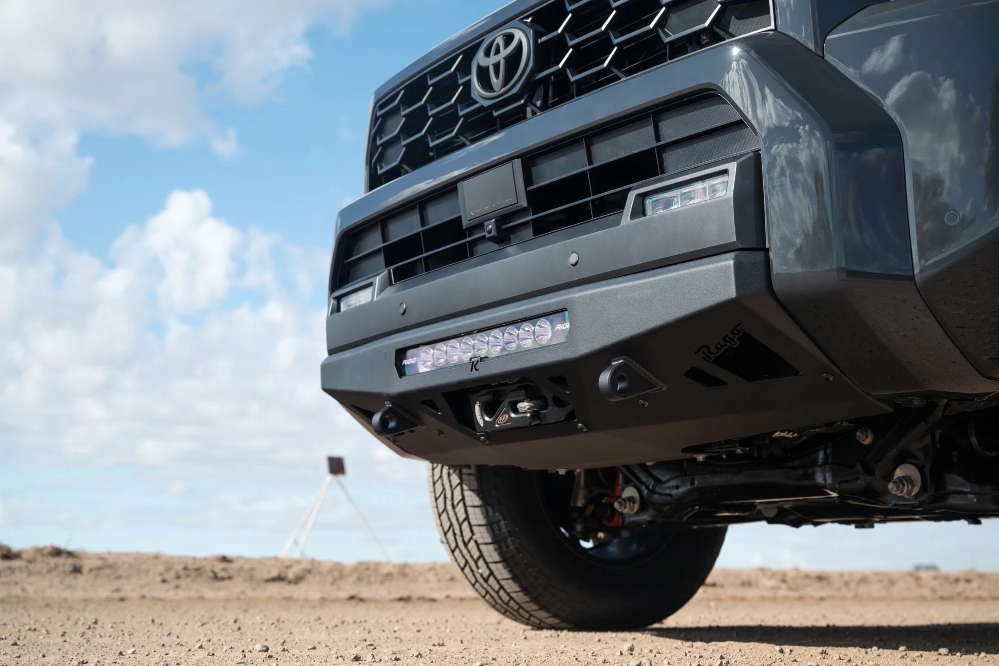 Rago Fabrication Heavy-Duty Center Mount Winch Front Bumper for 2025+ Toyota 4Runner | Off-Road Protection & Recovery | Perfect for Rock Crawling & Overlanding Adventures