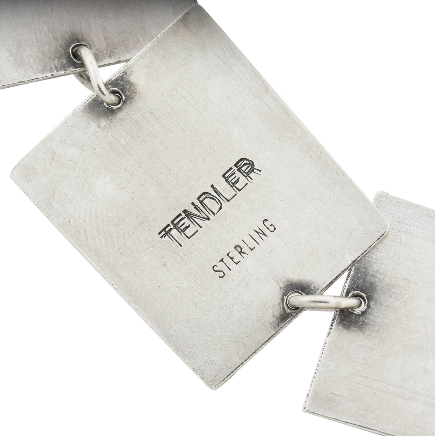 Vintage Modernist Sterling Silver Graduating Link Bracelet - Elegant Handmade Jewelry for Women, Gift for Graduation, Anniversary & Special Occasions