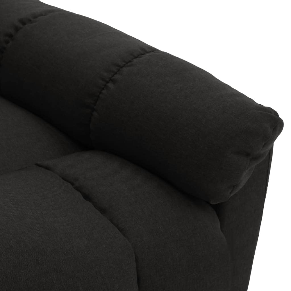 CHARMMA Heated Massage Recliner Chair with Vibration & Rocking Function - Ergonomic Lounge Chair for Living Room with Side Pockets, 28.1 x 38 x 39.6 Inches, Black - Perfect for Relaxation, Home Theater & Pain Relief