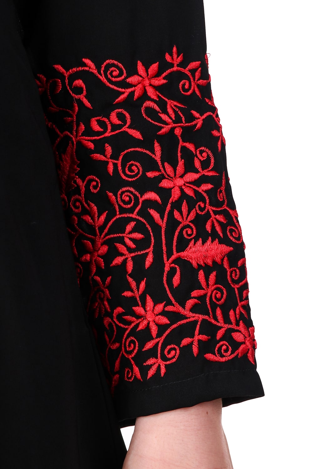 Exquisite Hand Embroidered Anarkali Eid Abaya Dress for Women - Perfect for Eid Celebrations, Weddings & Special Occasions