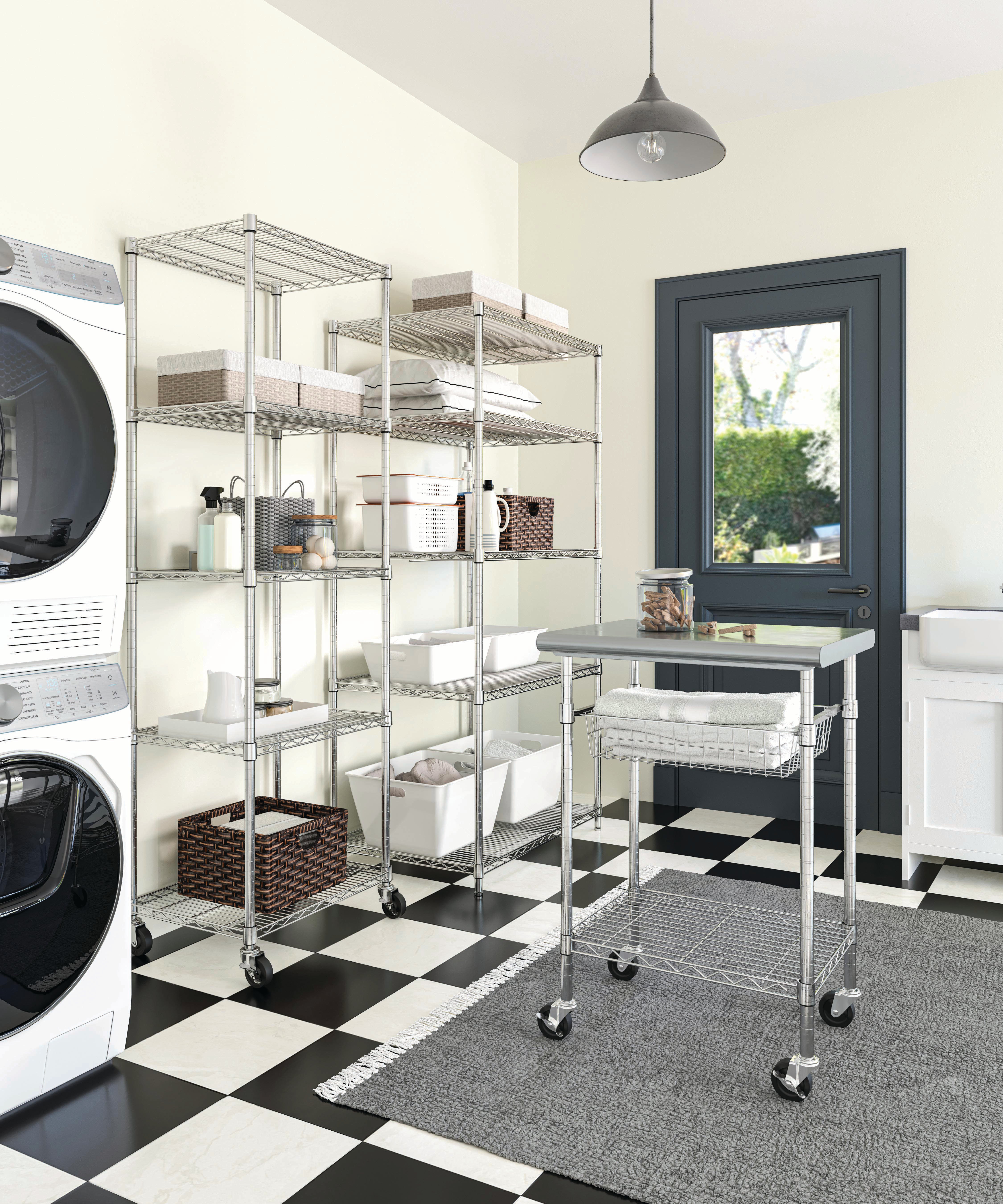 UltraDurable® 5-Tier NSF Certified Steel Shelving Unit - Heavy Duty Storage Rack for Garage, Warehouse & Commercial Use
