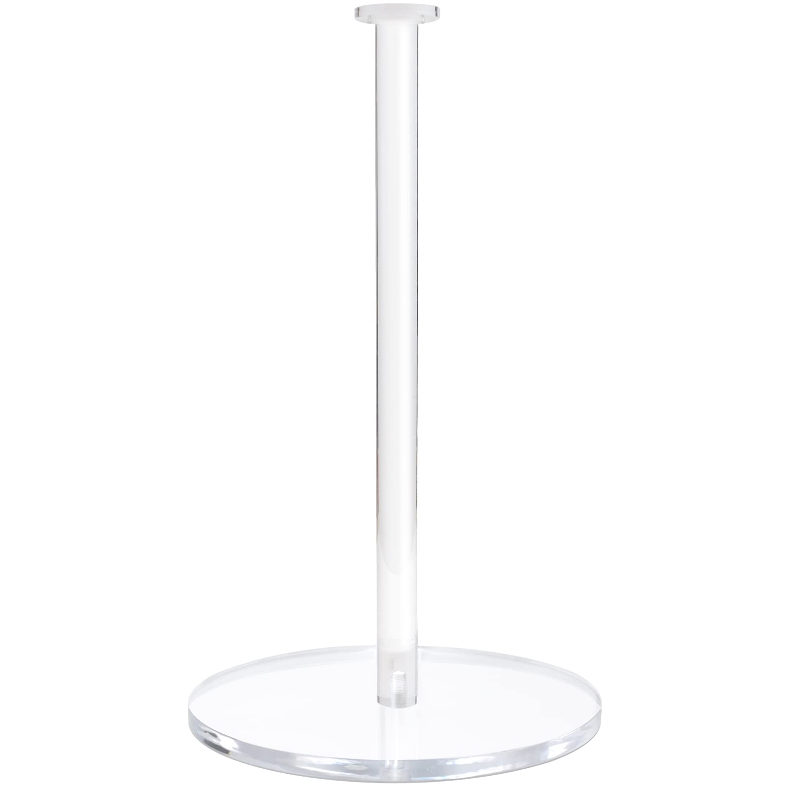 Bigfety Clear Acrylic Paper Towel Holder - Countertop Towel Stand for Kitchen, Bathroom & Office | Modern & Space-Saving Design