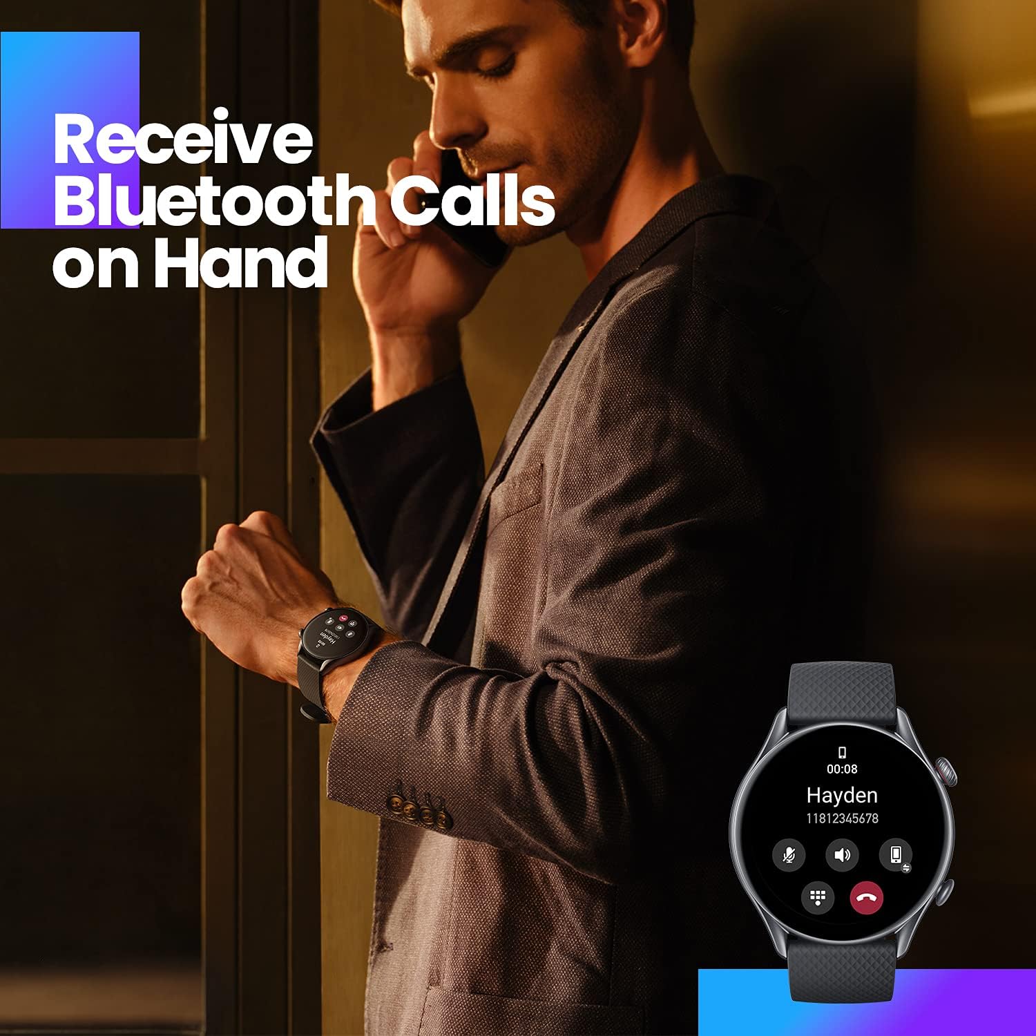 Amazfit GTR 3 Pro Smart Watch for Men - 12-Day Battery Life, Alexa Built-in, Bluetooth Call & Text, GPS, 150+ Sports Modes, 1.45