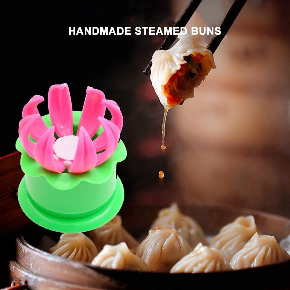 Nobilea Fast Momos Dumpling Maker - Plastic Dough Press Mold for Homemade Momos, Wontons & Dumplings | Perfect for Asian Cooking, Party Snacks & Quick Meals