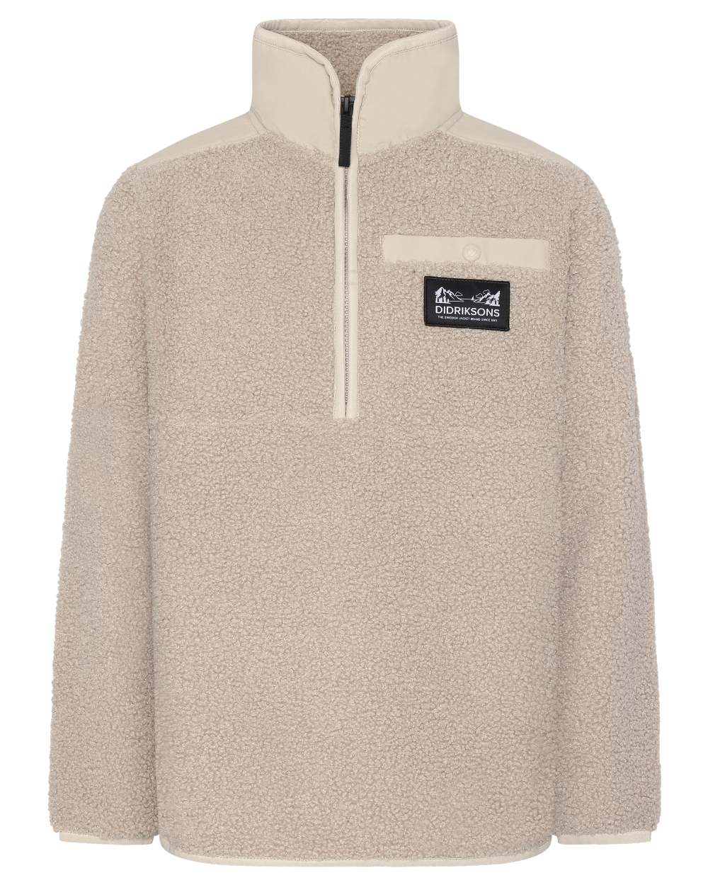 Didriksons Kids Exa Half Zip Sweater - Warm Fleece Pullover for Boys & Girls - Perfect for School, Outdoor Play & Winter Activities