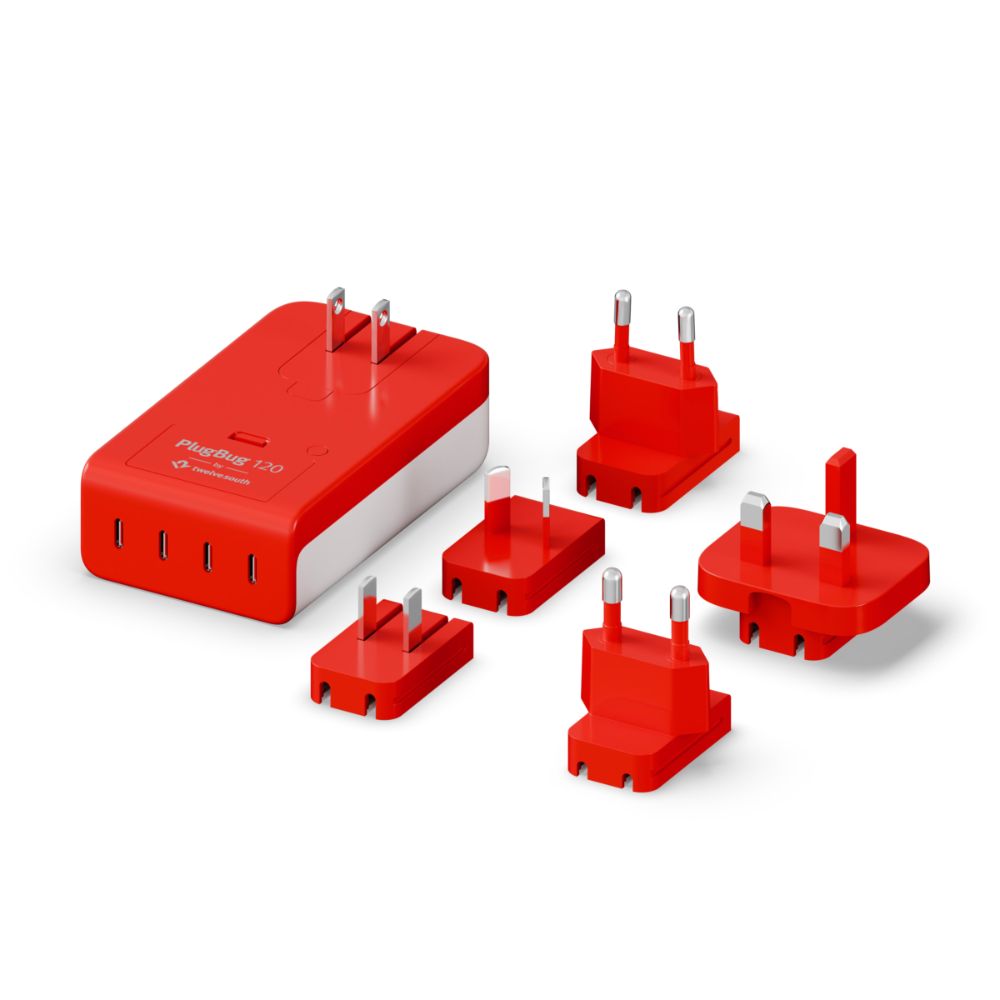 Twelve South PlugBug with Find My - Compact Travel Charger for MacBook & iPhone | Perfect for Business Trips & Remote Work