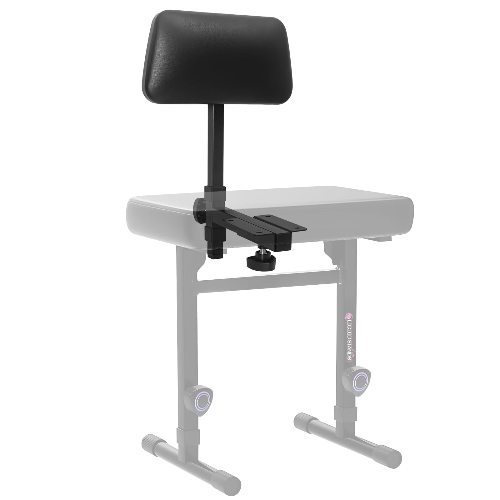 Adjustable Backrest for Piano Bench MS1083/MS1086 - Keyboard Stool Accessory for Musicians & Performers