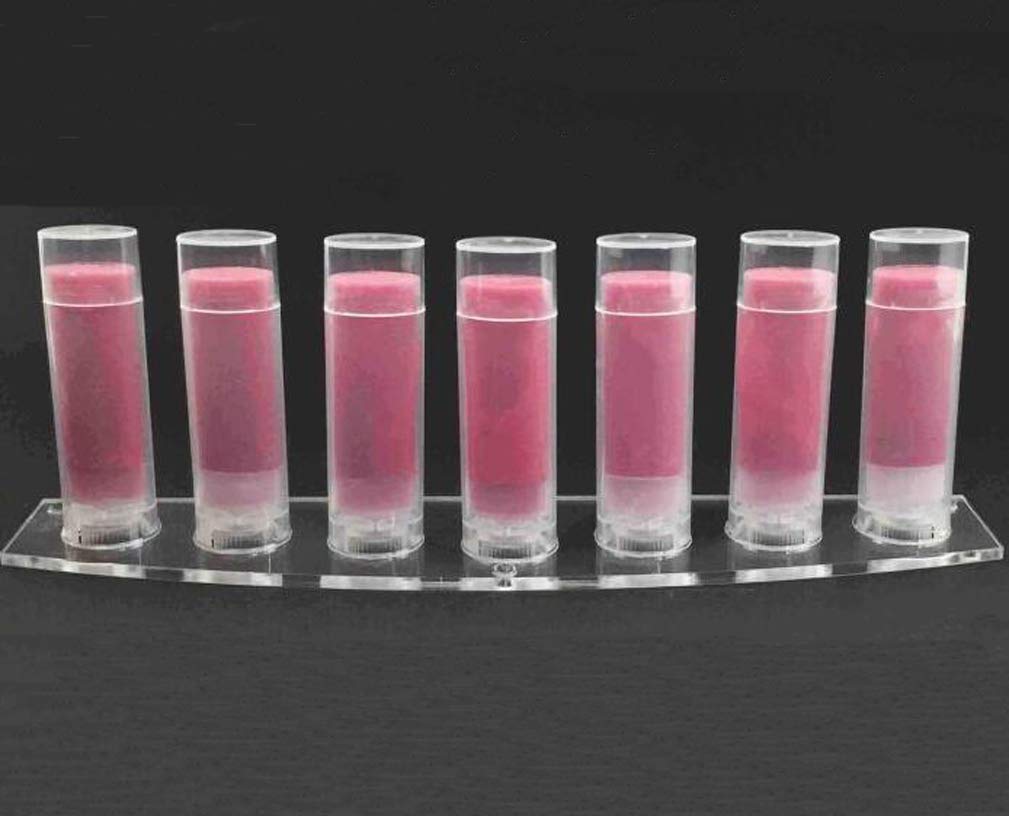 Flyusa 100 Pcs 5ml Frosted Black Empty Oval Twist-up Lip Balm & Deodorant Tubes - Refillable Mini Containers for Travel, DIY Cosmetics, Essential Oils - Perfect for Carry-On, Home Use & Gifts