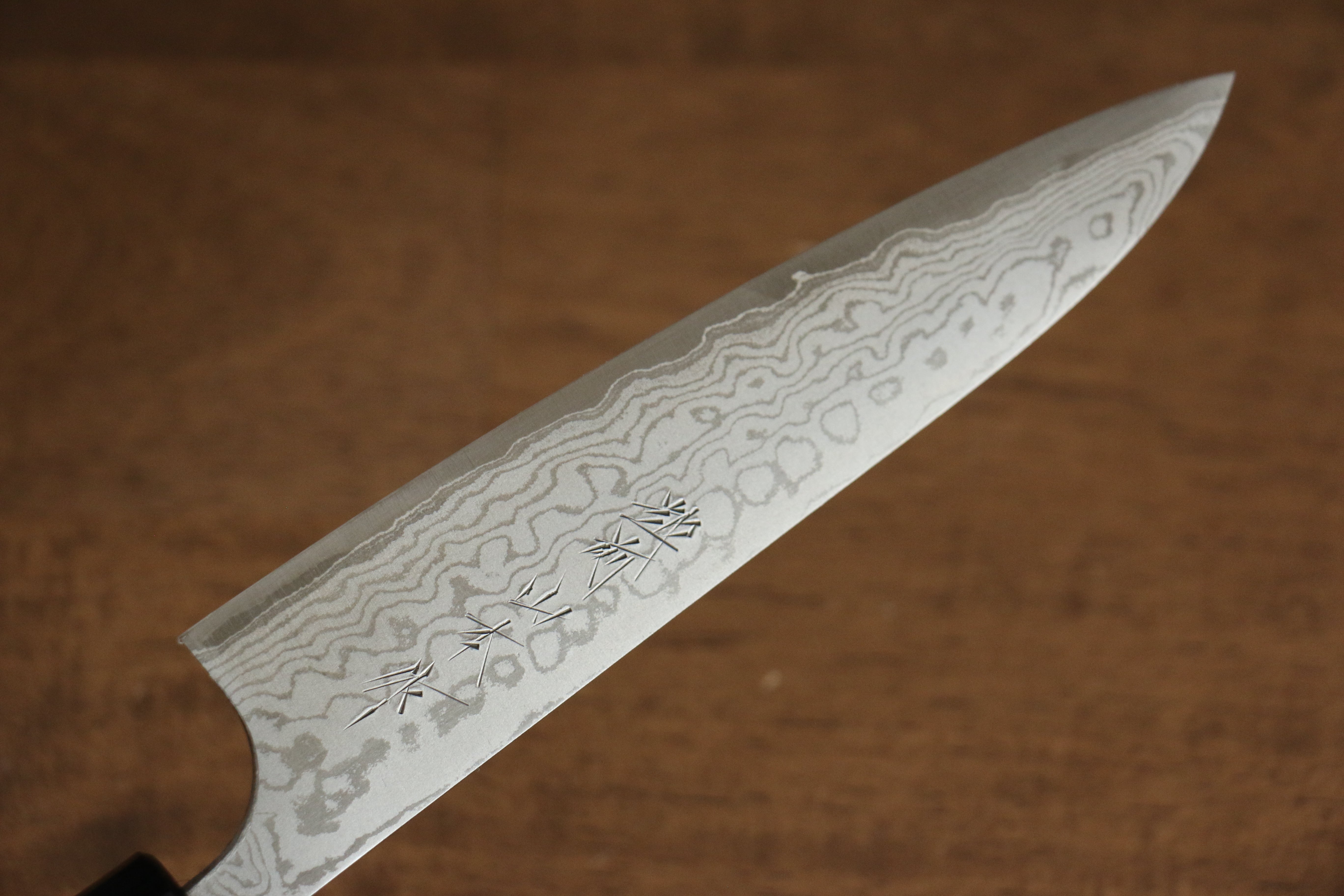 Nao Yamamoto VG10 Damascus Petty Utility Knife 135mm with Walnut Handle - Perfect for Slicing, Peeling & Precision Kitchen Tasks