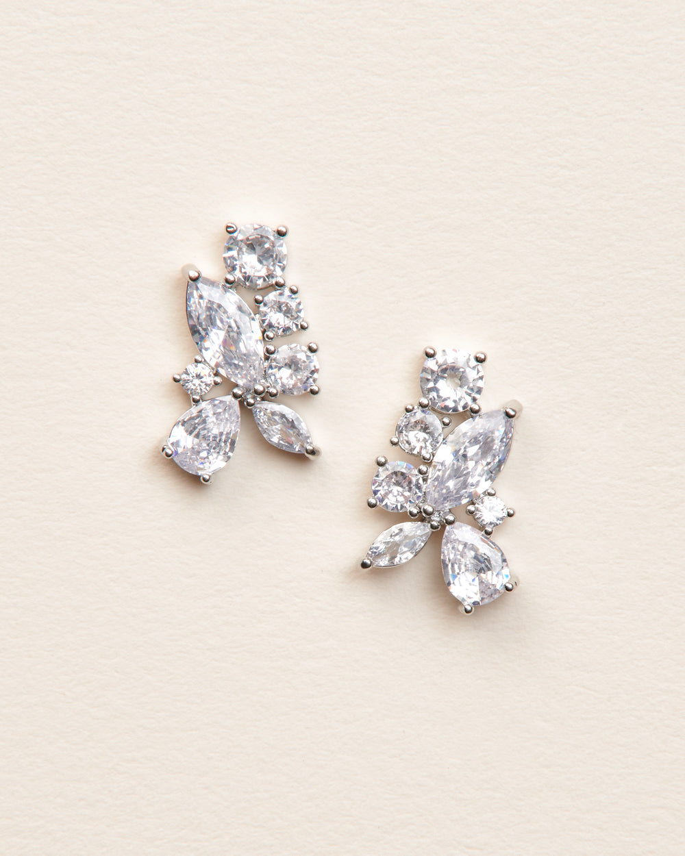 Carisa Stud Earrings for Women - Hypoallergenic Cubic Zirconia Earrings - Perfect for Everyday Wear, Work, and Special Occasions