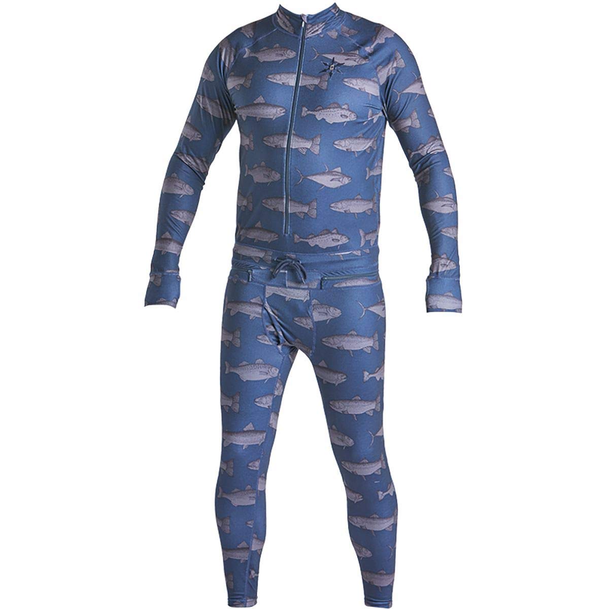 AIRBLASTER Men's Hoodless Ninja Suit - Thermal One Piece Base Layer for Skiing, Snowboarding & Outdoor Winter Activities