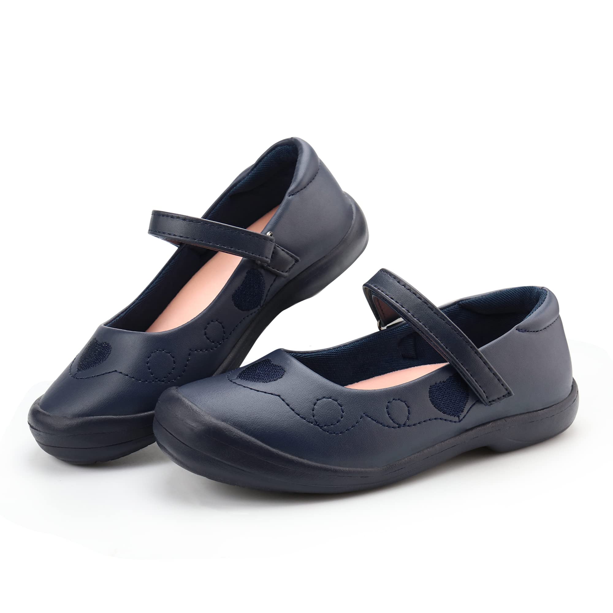 Firelli Girls Mary Jane School Uniform Shoes - Comfortable Dress Shoes for Girls, Perfect for School, Church & Special Occasions